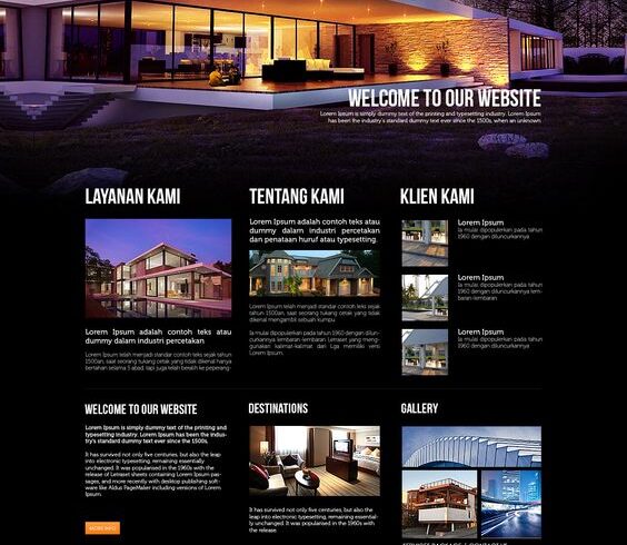 Mẫu Website Khách Sạn – Du Lịch – Resort – MH006