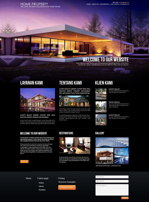 Mẫu Website Khách Sạn – Du Lịch – Resort – MH006