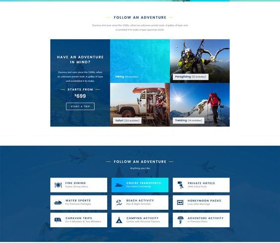 Mẫu Website Khách Sạn – Du Lịch – Resort – MH012