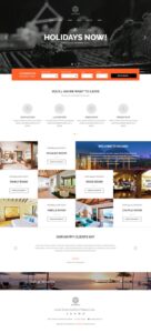 Mẫu Website Khách Sạn - Du Lịch - Resort - MH014